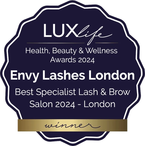 Best Specialist Lash & Brow Salon, London, LuxLife Awards 2024 & 2025